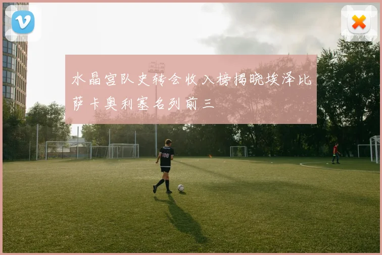 水晶宫队史转会收入榜揭晓埃泽比萨卡奥利塞名列前三